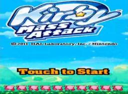 Kirby: Mass Attack Title Screen
